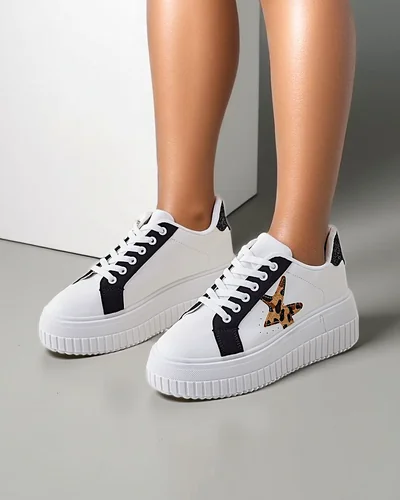 Royalfashion Women's platform sports sneakers Elin