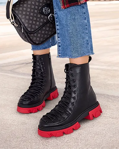 Royalfashion Women's lace-up boots Xorri