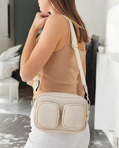 Royalfashion Small women's handbag made of eco-leather with pockets