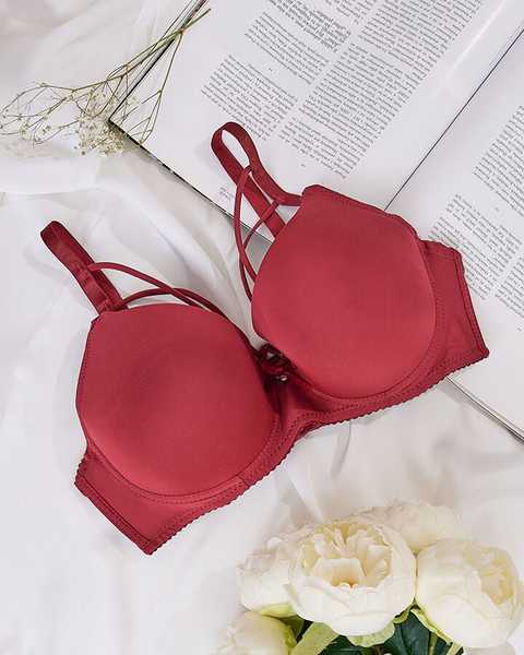 Royalfashion Women's bra with decorative straps