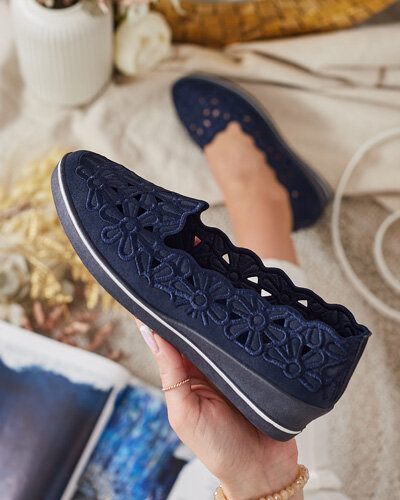 Royalfashion Women's low-heeled half shoes Dellio