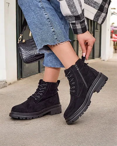 Royalfashion Women's Trapper Boots Savbery