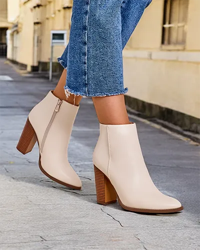 Royalfashion Women's ankle boots on a stiletto heel Toemi