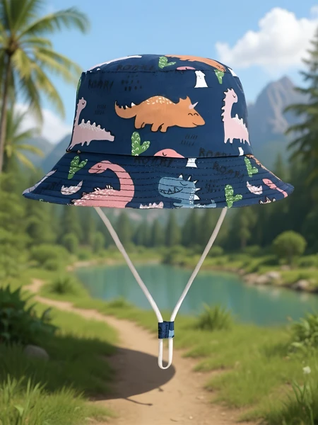 Royalfashion Children's Bucket Hat Happy Patches