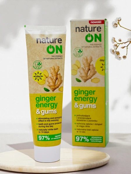 Ginger toothpaste – nourishes teeth and protects gums