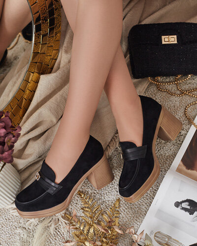 Royalfashion Women's moccasins on a post Lemaneg