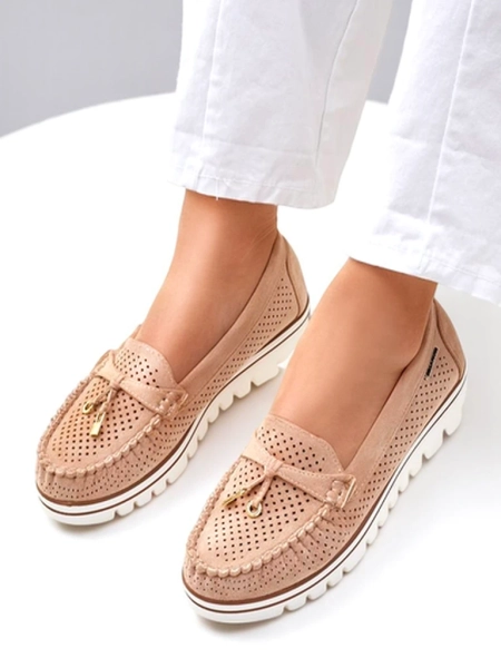 Royalfashion Women's perforated loafers Elissas