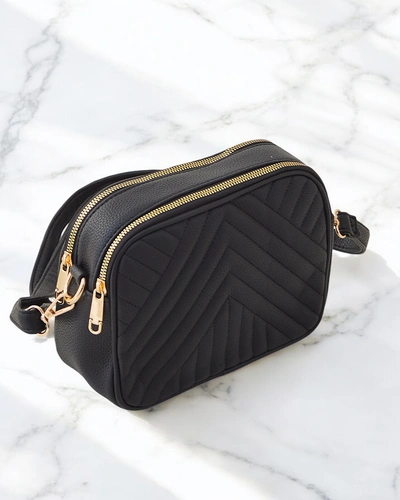 Royalfashion Oval small women's handbag made of quilted eco-leather
