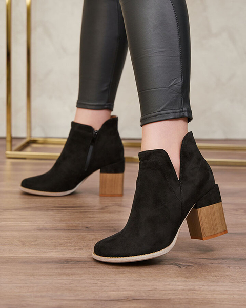 Royalfashion Black women's Ricteas stiletto boots