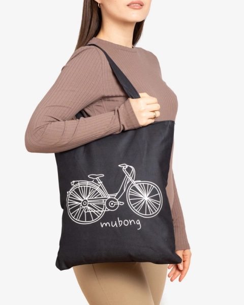 Royalfashion Material bag with white print