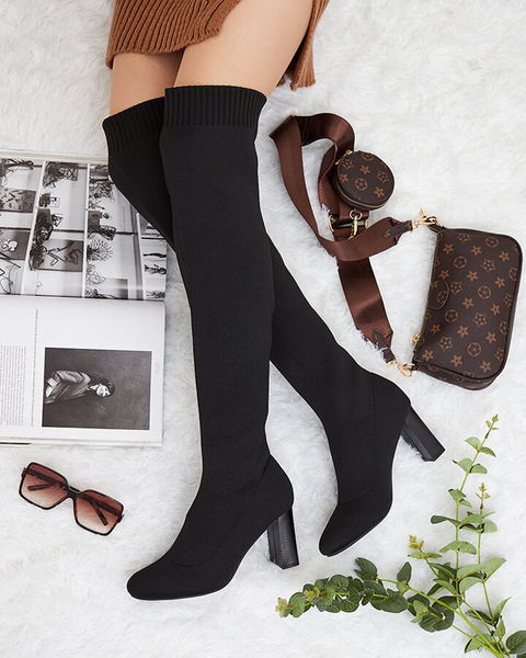 Royalfashion Women's slip-on over-the-knee boots Nolels