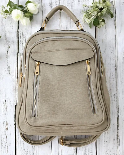 Royalfashion Small women's eco-leather backpack