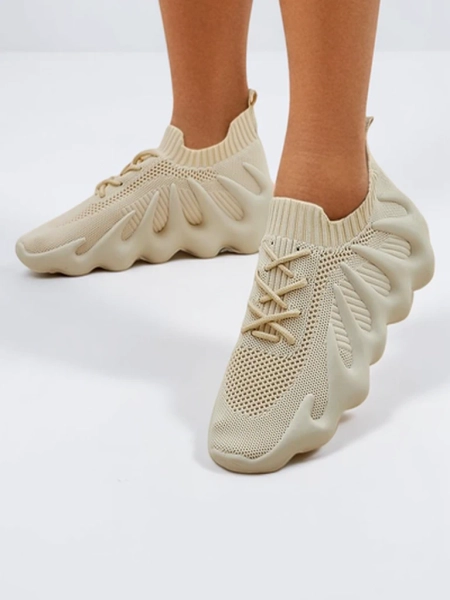 Royalfashion Women's fabric sports shoes with decorative sole Izyoll