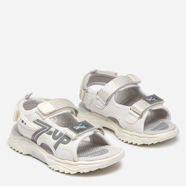 Doniso white children's sandals - Footwear