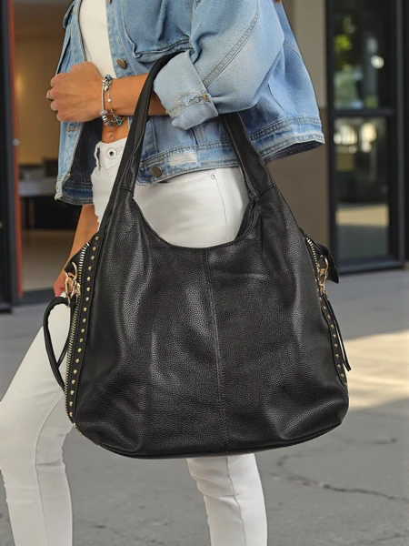 Calista Nero Women's Bag – Black Eco-Leather Handbag