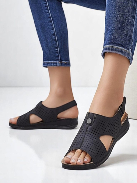 Royalfashion Women’s cut-out sandals Leminni