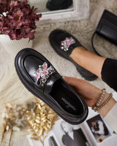 Royalfashion Women's moccasins with colorful beads Karonia