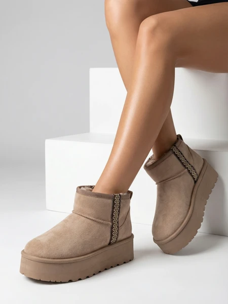 Royalfashion Short boots women's snow boots style Haluzi