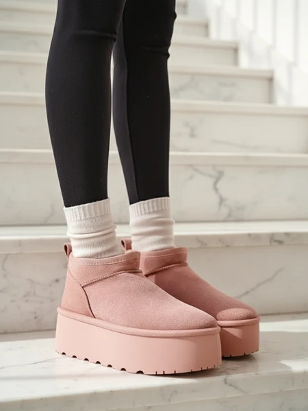 Royalfashion Women's short boots a'la snow boots Ozozi