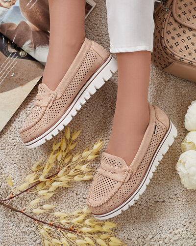 Royalfashion Openwork women's moccasins Leteller