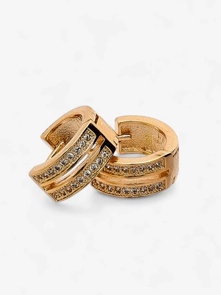 Royalfashion Women's earrings with cubic zirconia