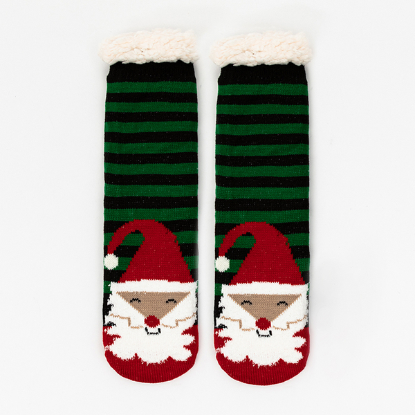 Women's socks with a Christmas pattern - Underwear