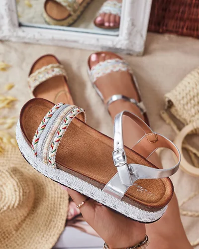 Royalfashion Women's Embroidered Mussir Sandals