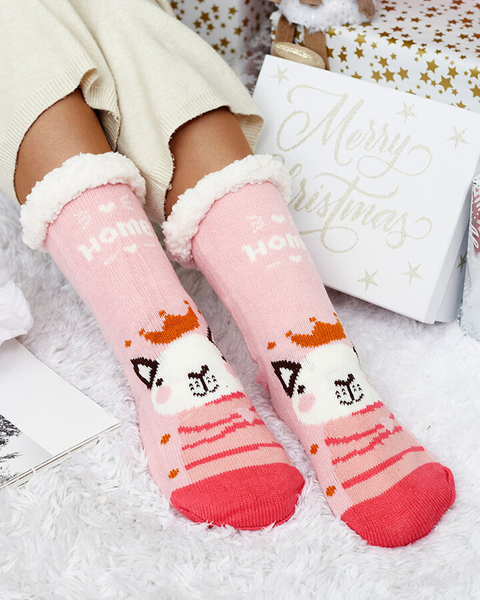 Royalfashion Women's winter socks with Christmas pattern