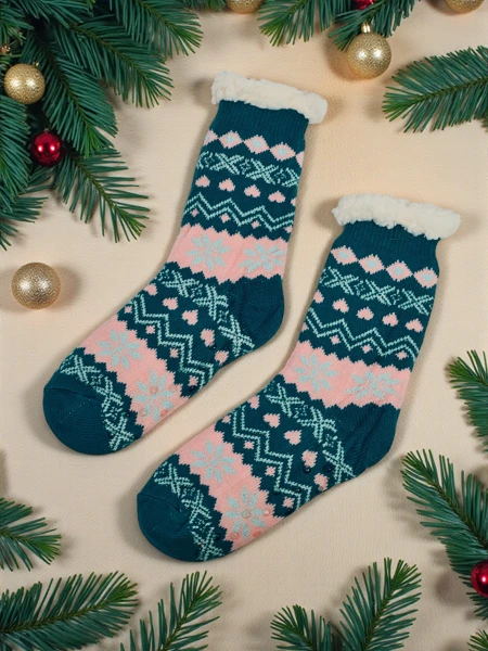 Insulated Christmas Women's Socks WinterJoy