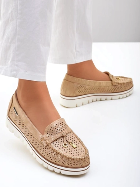 Royalfashion Ladies' perforated moccasins Elissas