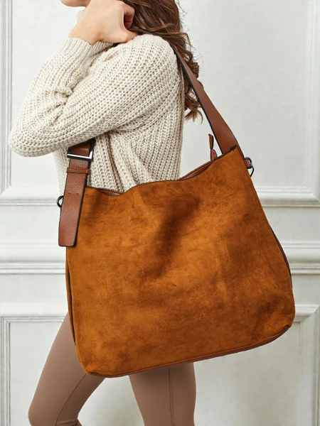Women's shopper bag eco suede Donenn