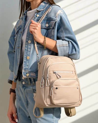 Royalfashion Small women's eco-leather backpack