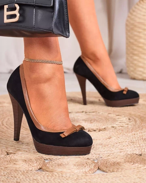 Black women's high stiletto pumps Zistin- Footwear