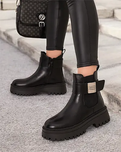 Royalfashion Women's eko leather Dobi boots