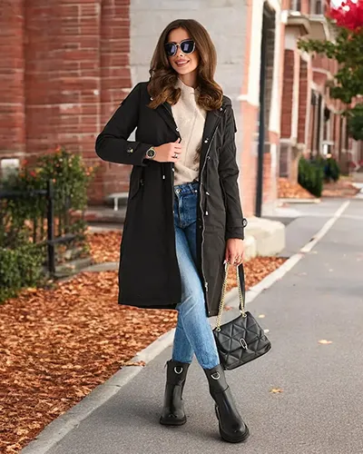 Royalfashion Long women's coat