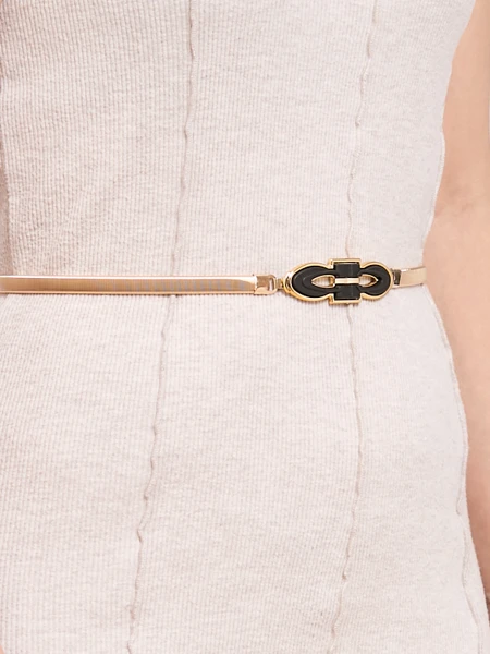 Women's Gold Metal Belt Callista - Italian Style Elegance