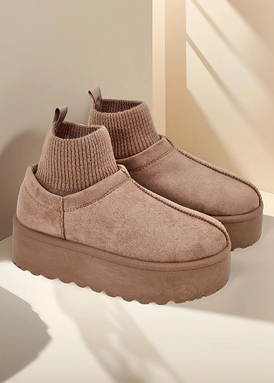 Royalfashion Short women's snow boots Vevello