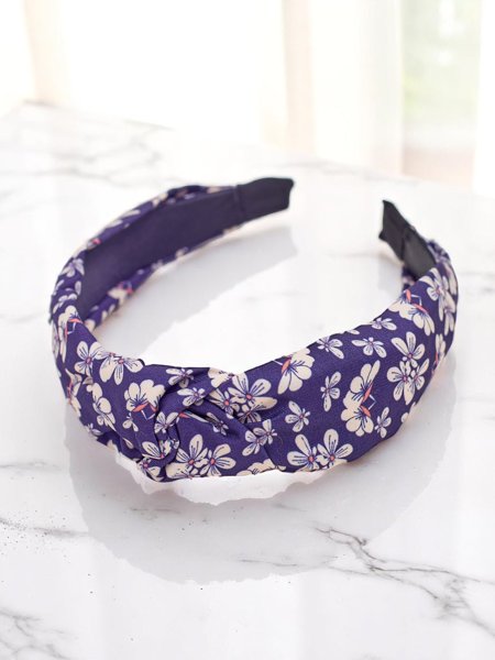 Royalfashion Hairband with braided floral pattern Florinda