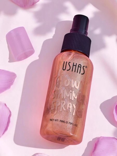 Illuminating face and body mist with glitter Glow Shimmer Spray MoonLight