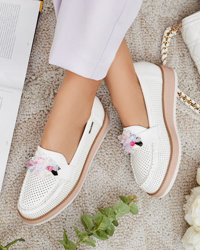 Royalfashion Mokassins with colorful stones Restea