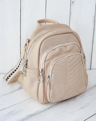 Royalfashion Small women's eco-leather backpack