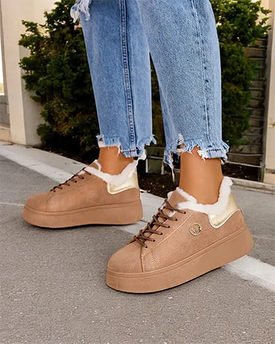 Royalfashion Women's Sneakers with Romii lining