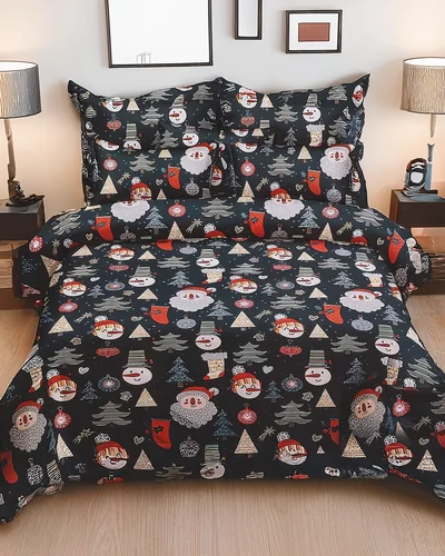 Royalfashion Christmas bedding set 160x200 complete 3-PARTS