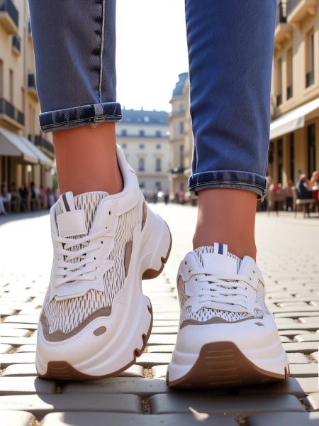 Royalfashion Women's Sport Sneakers Totter