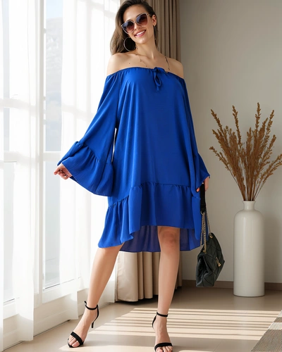 Royalfashion Women's dress a'la Spanish with ruffles oversized