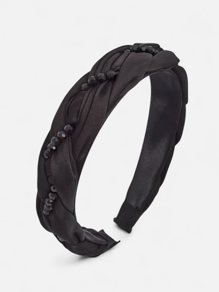 Royalfashion Hairband with Braid and Pearls
