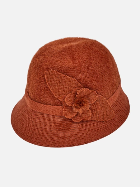 Women's Bowler Hat with Pearl Belle Decoration