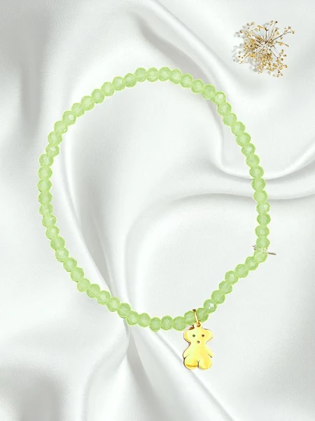 Royalfashion Women's bracelet with teddy bear pendant