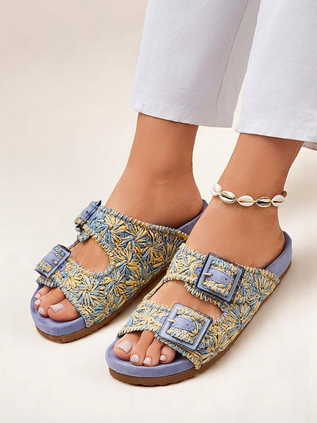 Royal Fashion Women's Buckle Sandals Samorra