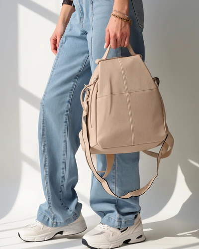 Royalfashion Small women's eco-leather backpack